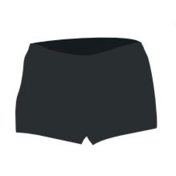 Dámské bezešvé šortkové kalhotky s nohavičkou Kariban - černé, M/L