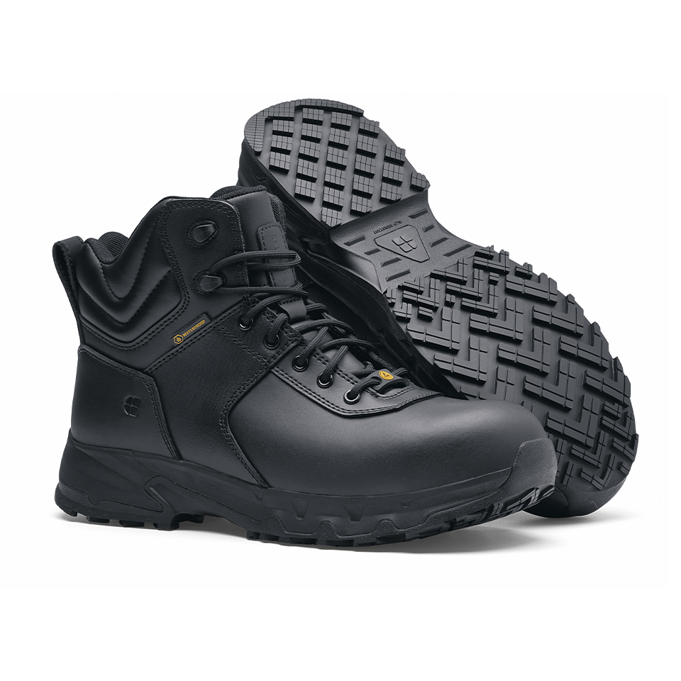 Taktické boty kožené SFC Guard Mid Safety Boots - černé, 41