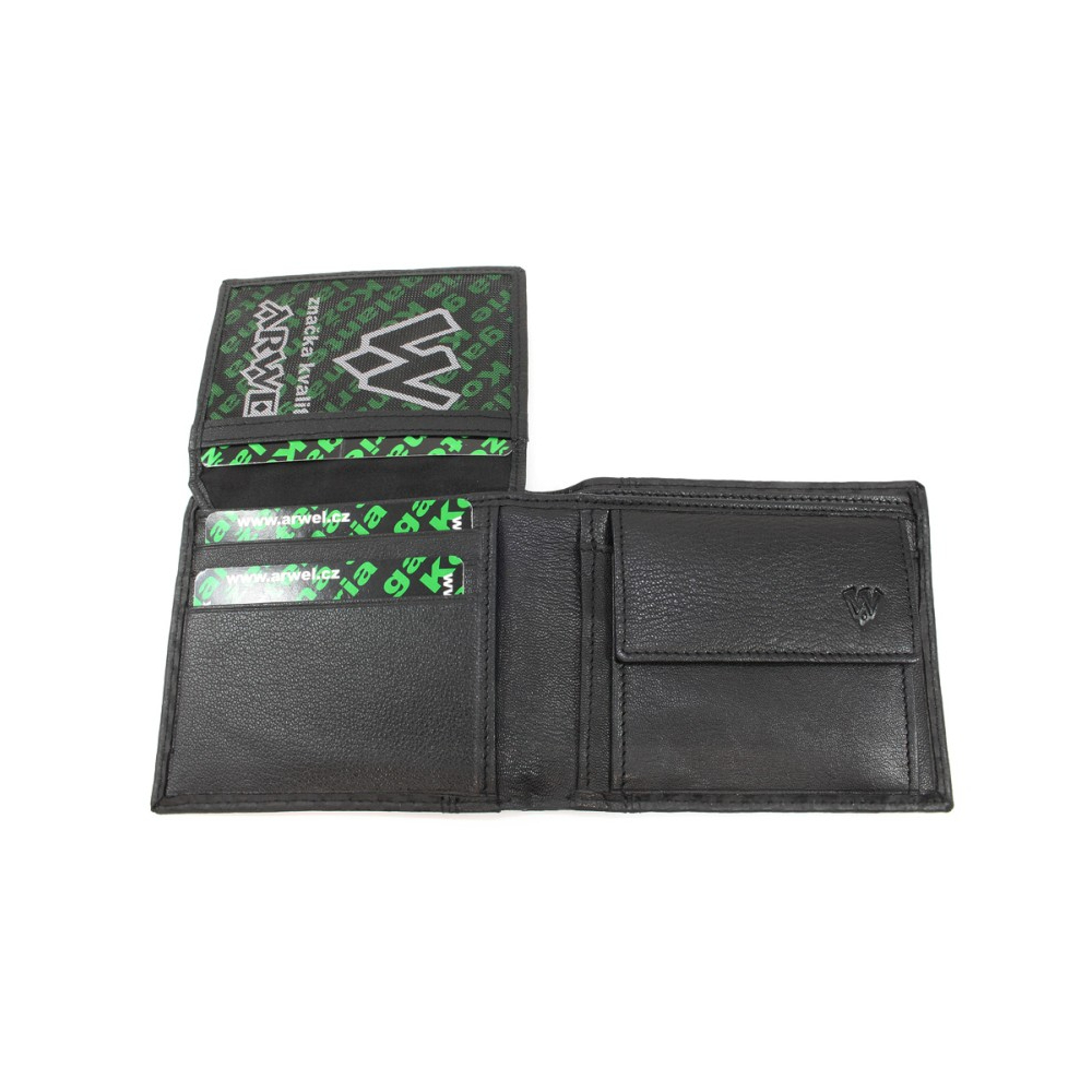 Pánská kožená peněženka Arwel 4705­ - černá