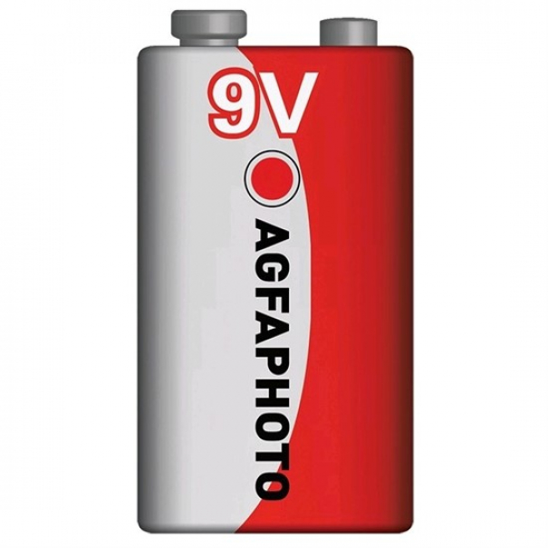 Baterie zinková 9V AgfaPhoto 1ks