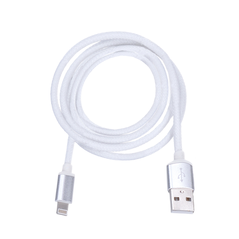 Kabel napájecí Solight Lightning + USB 2.0 A 2m - bílý