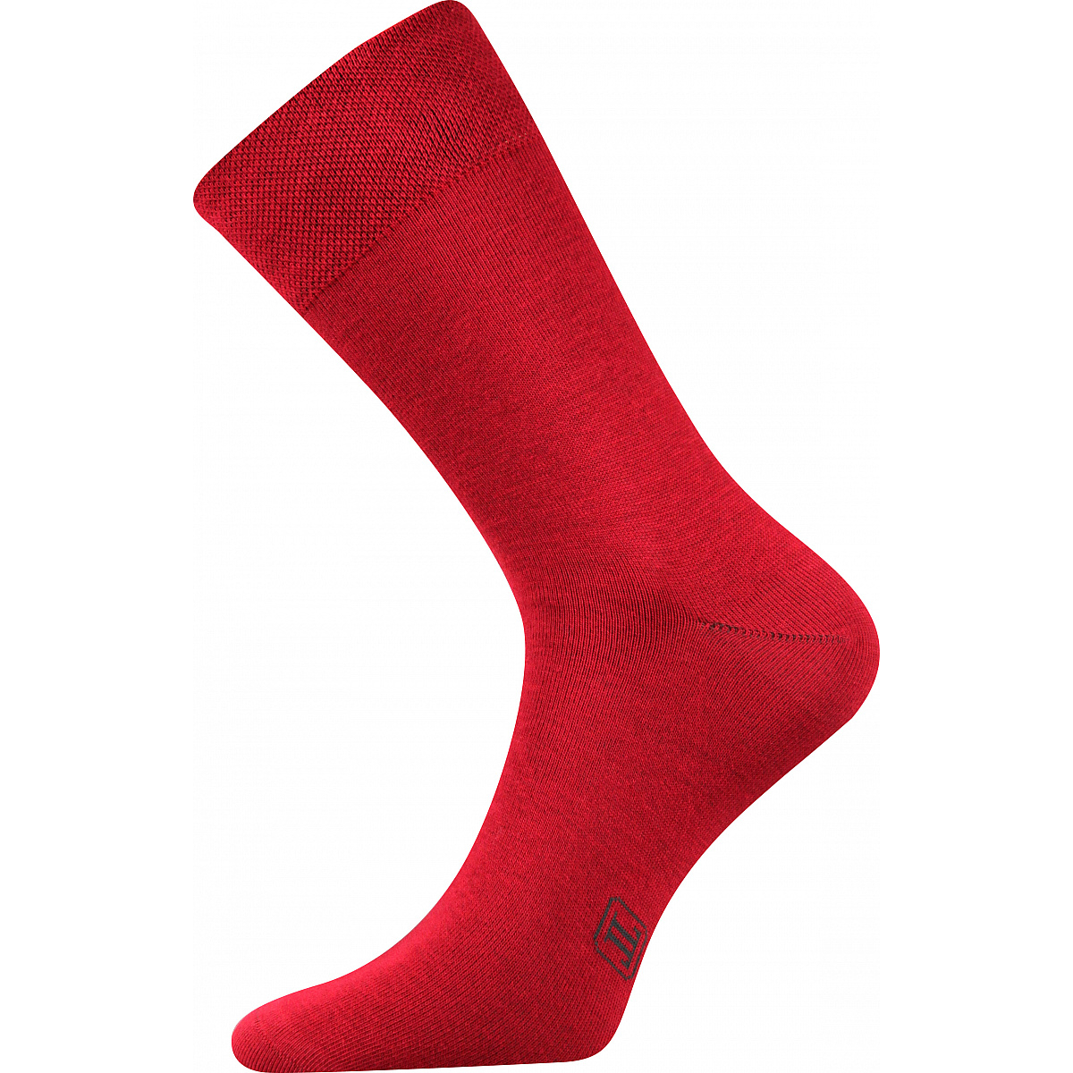 Ponožky pánské Lonka Decolor - tmavě červené, 39-42