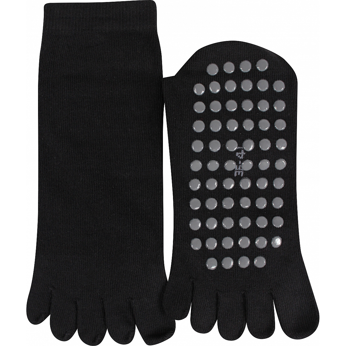 Ponožky snížené prstové Boma Prstan ABS - černé, 42-46