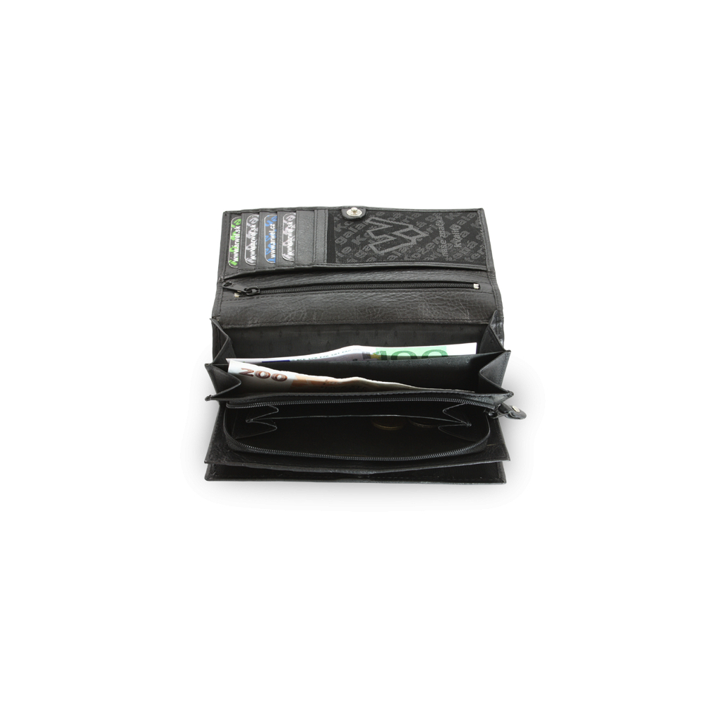 Dámská kožená psaníčková peněženka Arwel 2120­ - černá