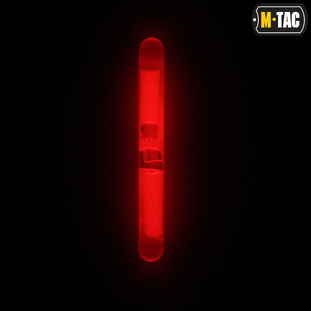 Svítící tyčinky M-Tac Light Sticks 4,5x40 mm 10 ks - červené