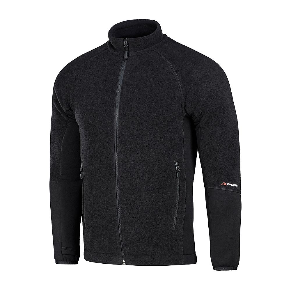 Lehká fleecová bunda M-Tac Sport Polartec - černá, XS