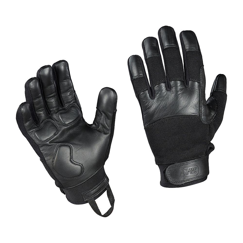 Rukavice taktické M-Tac Police Gloves II - černé, XL