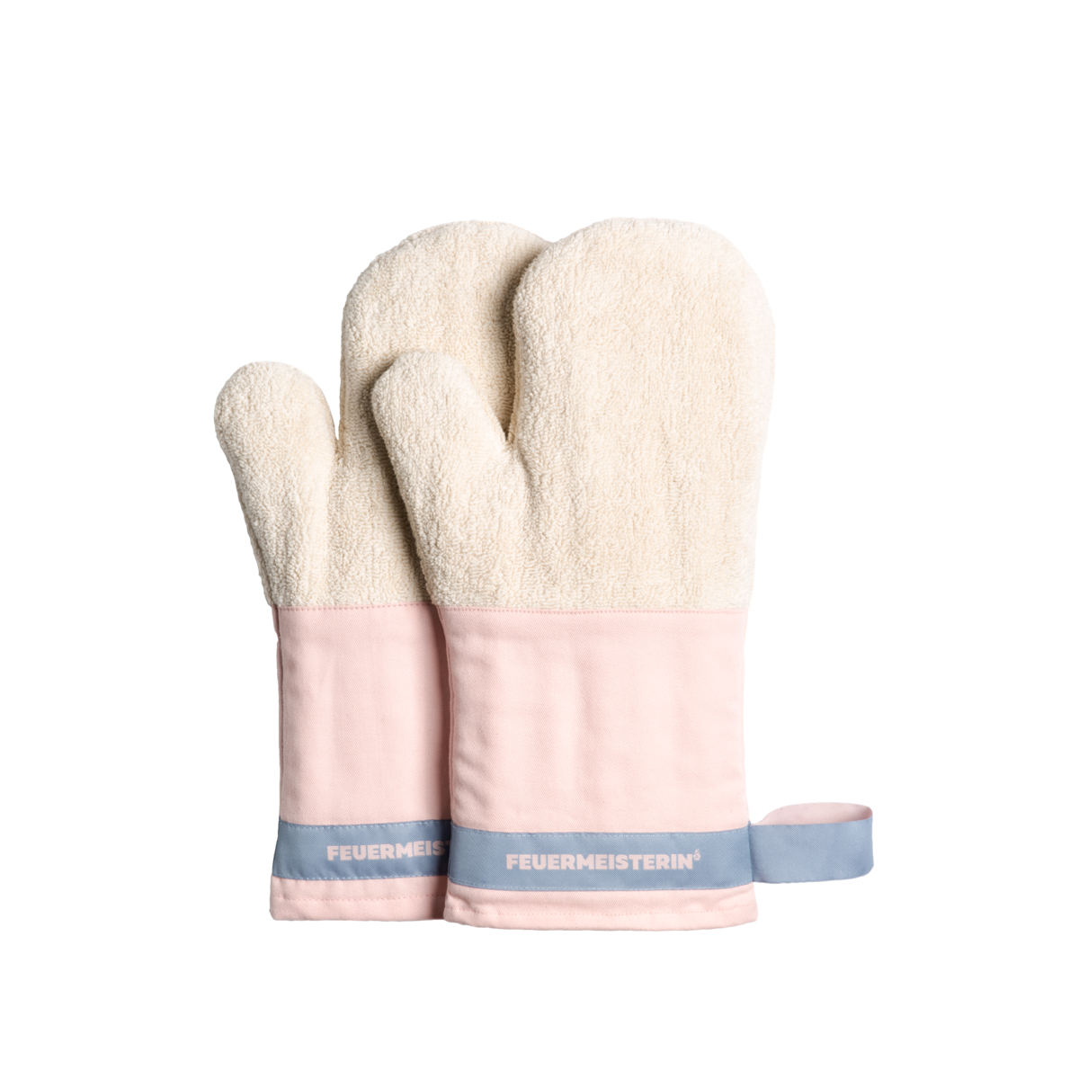 Kuchyňské rukavice Feuermeister Premium - bílé-růžové, 8