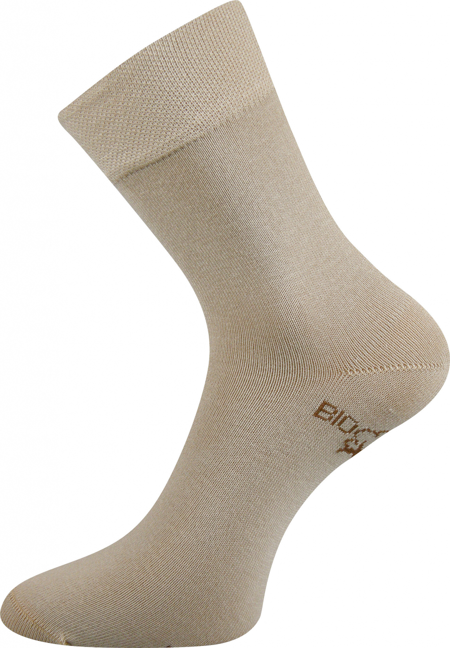 Ponožky z BIO bavlny Lonka Bioban - béžové, 43-46