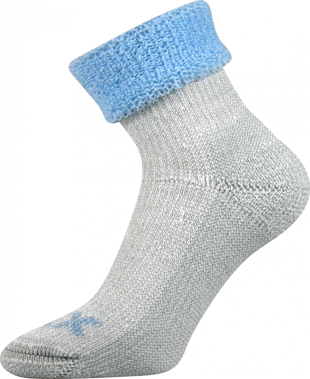 Ponožky dámské thermo Voxx Quanta - šedé-světle modré, 39-42