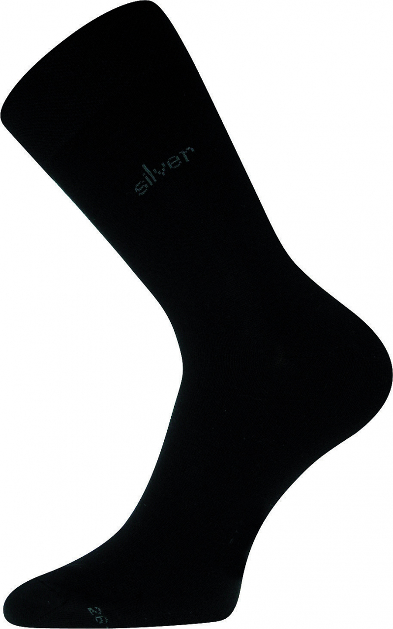 Ponožky společenské Lonka Desilve - černé, 35-38