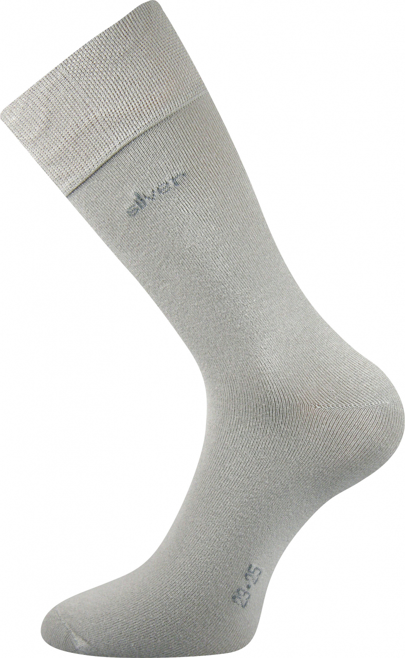 Ponožky společenské Lonka Desilve - světle šedé, 43-46