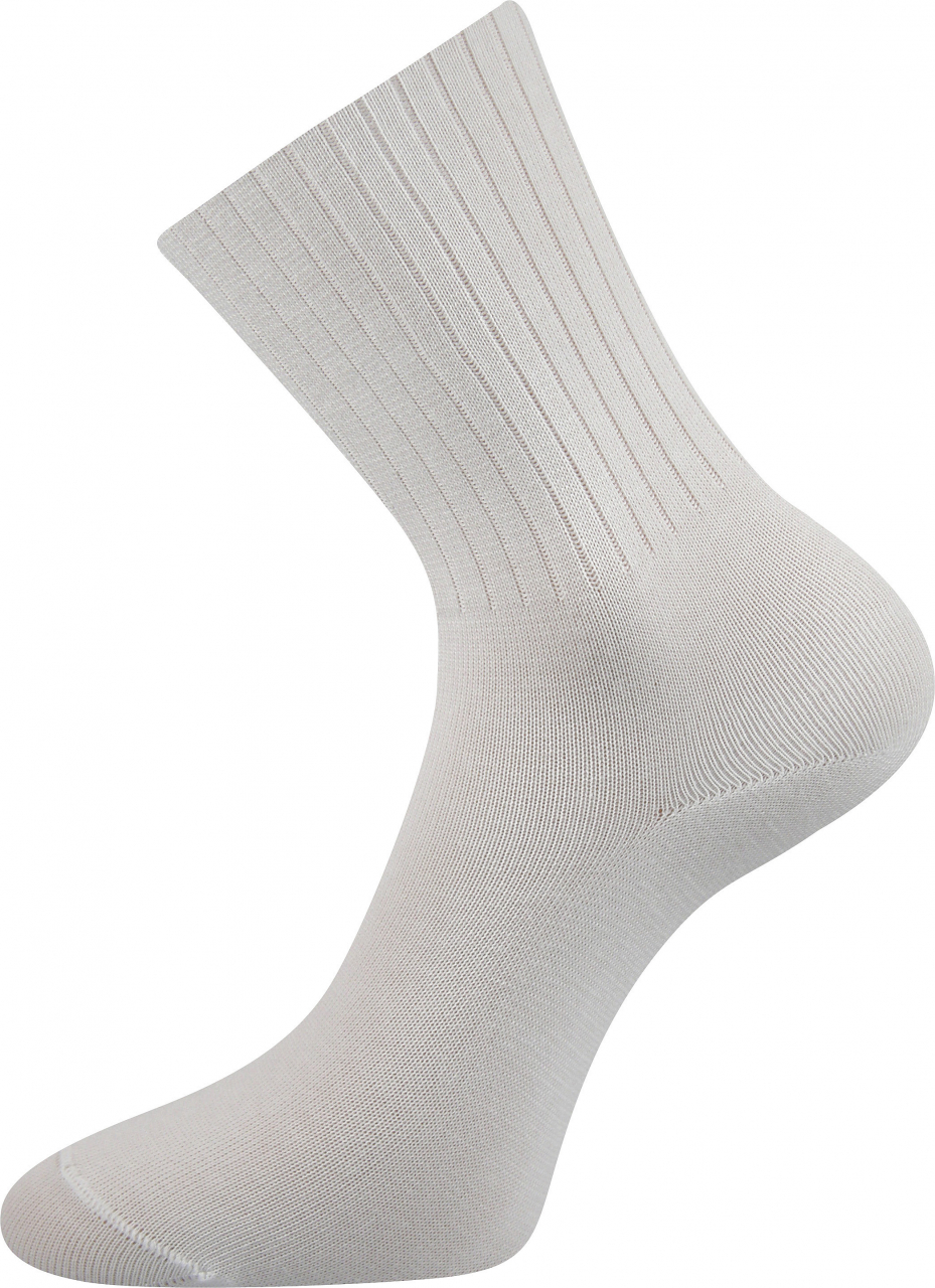 Ponožky s volným lemem Boma Diarten - bílé, 41-42