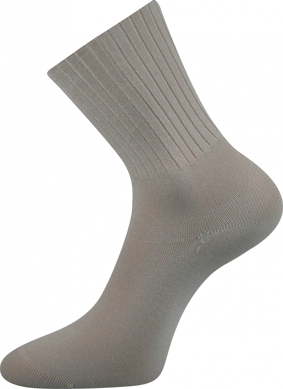 Ponožky s volným lemem Boma Diarten - světle šedé, 43-45
