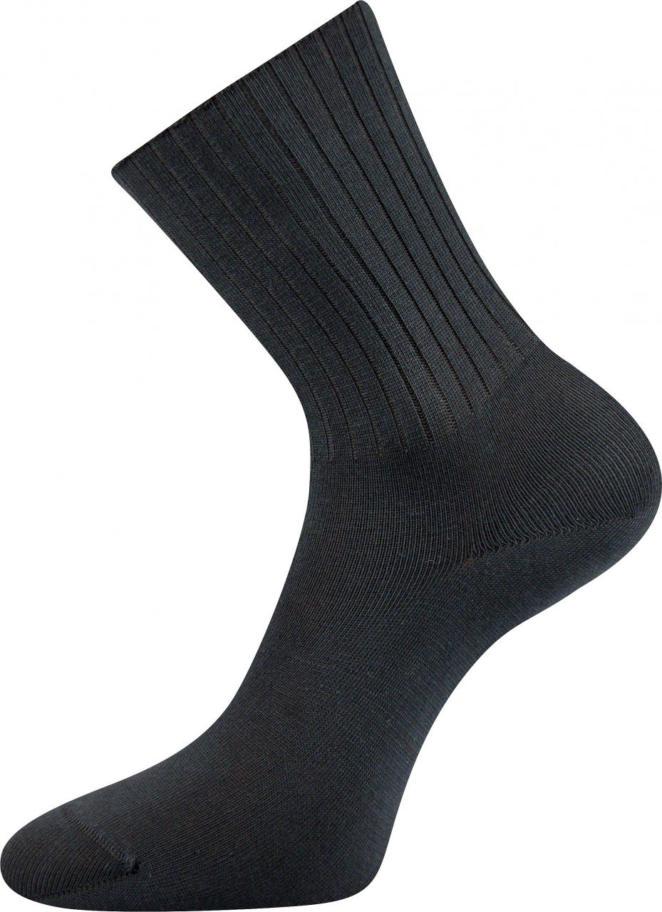 Ponožky s volným lemem Boma Diarten - tmavě šedé, 43-45