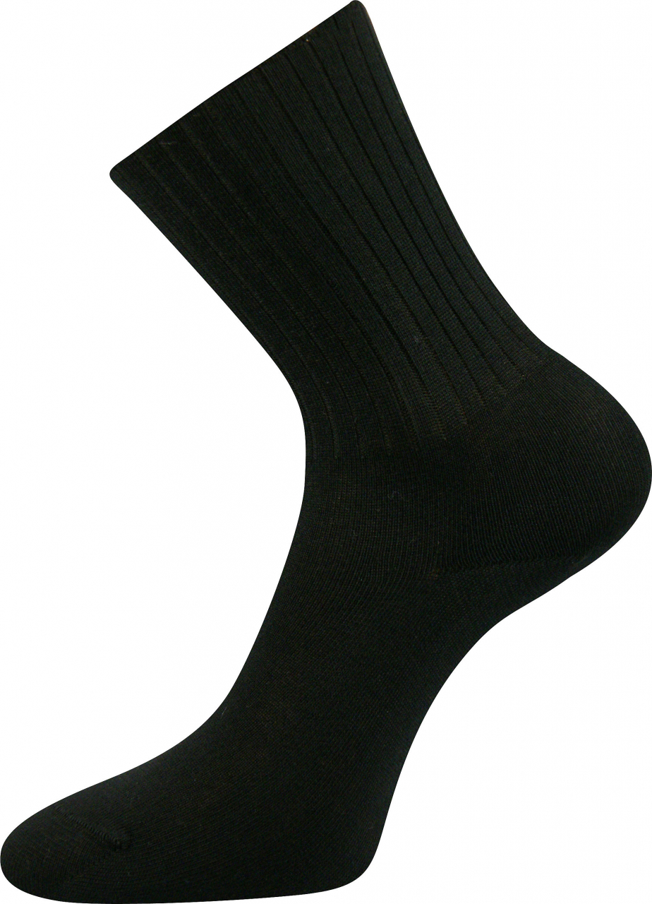 Ponožky s volným lemem Boma Diarten - černé, 43-45