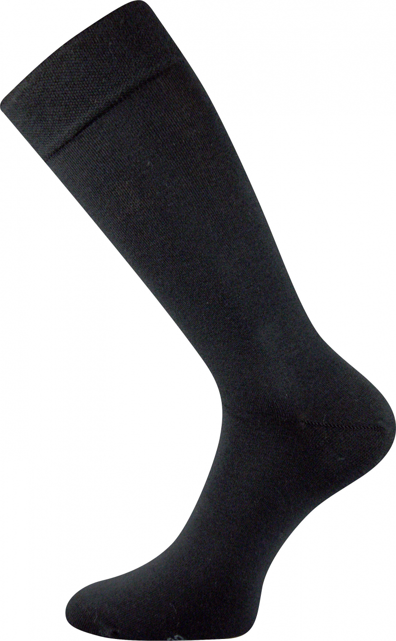 Ponožky společenské Lonka Diplomat - černé, 43-46
