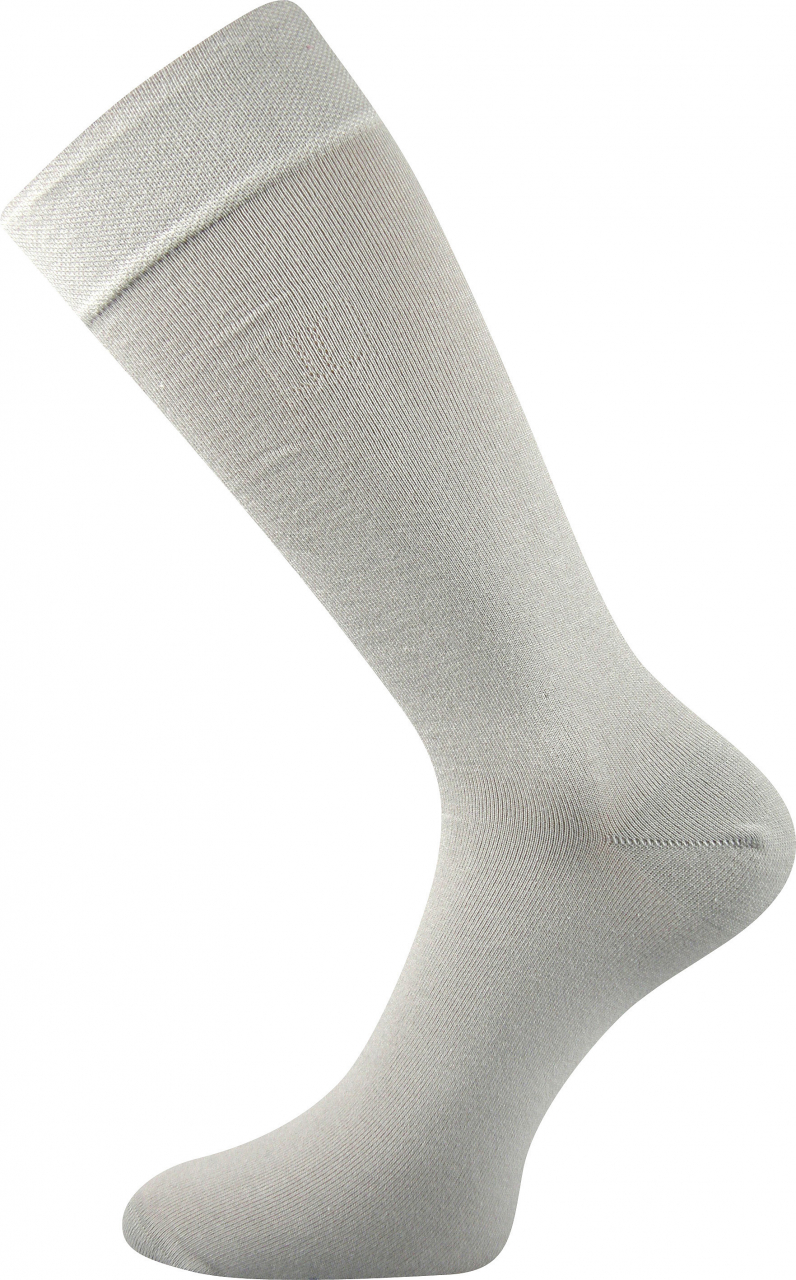 Ponožky společenské Lonka Diplomat - světle šedé, 43-46