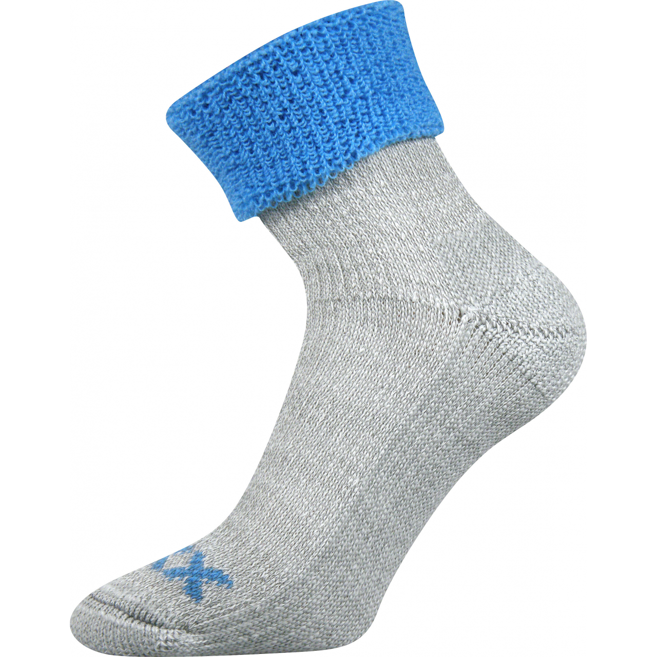 Ponožky dámské thermo Voxx Quanta - šedé-modré, 35-38