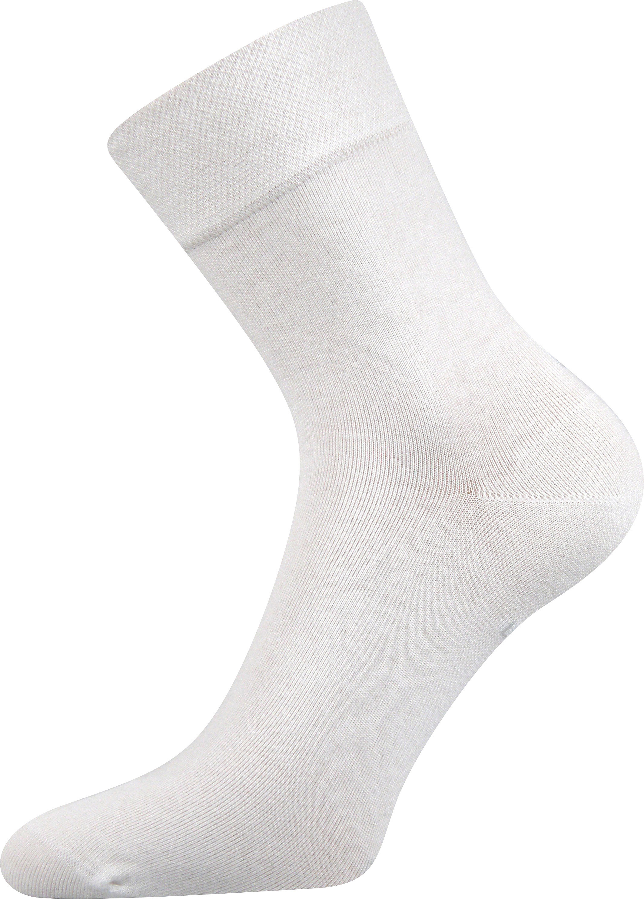 Ponožky společenské Lonka Haner - bílé, 39-42