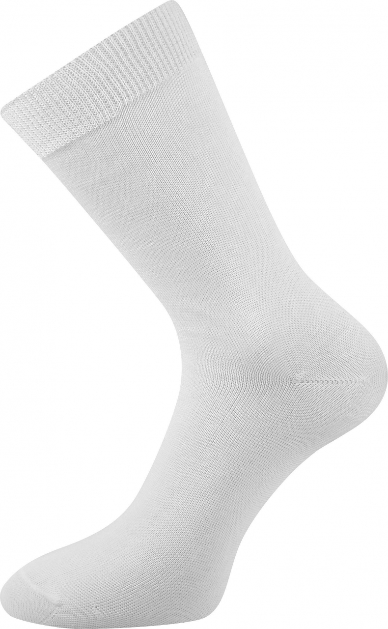 Ponožky bavlněné Lonka Habin - bílé, 43-45