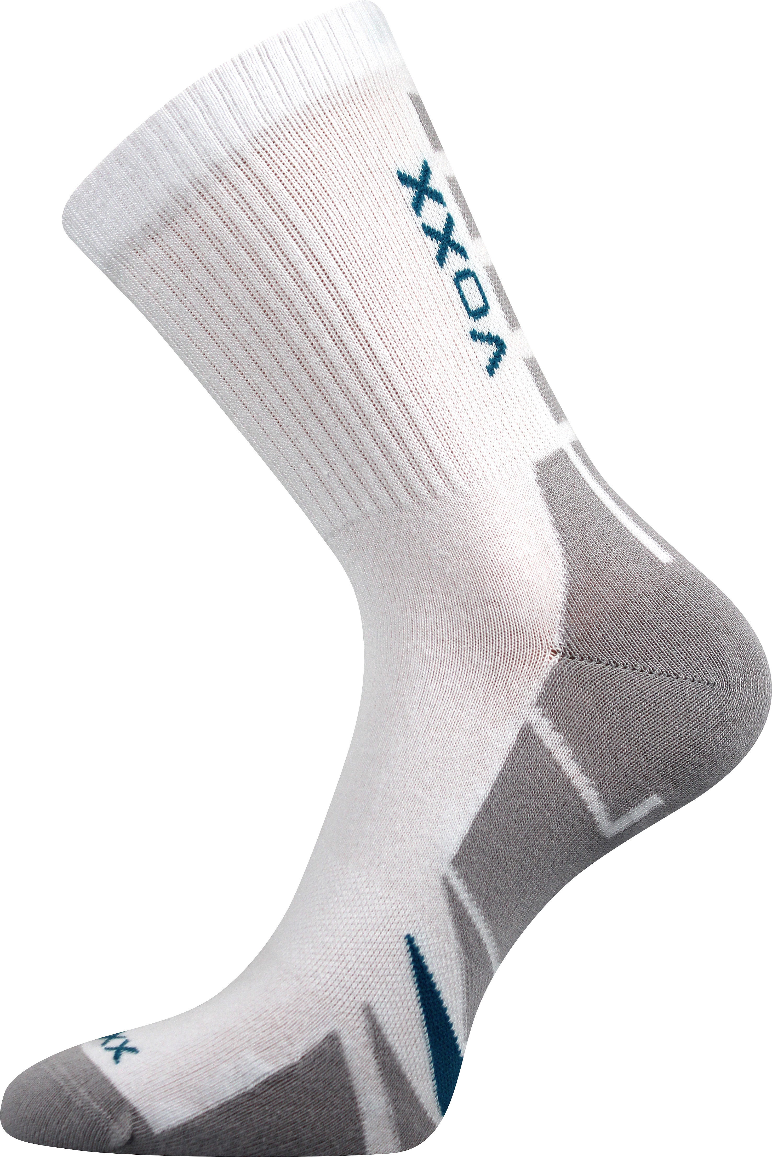 Ponožky sportovní Voxx Hermes - bílé-šedé, 35-38