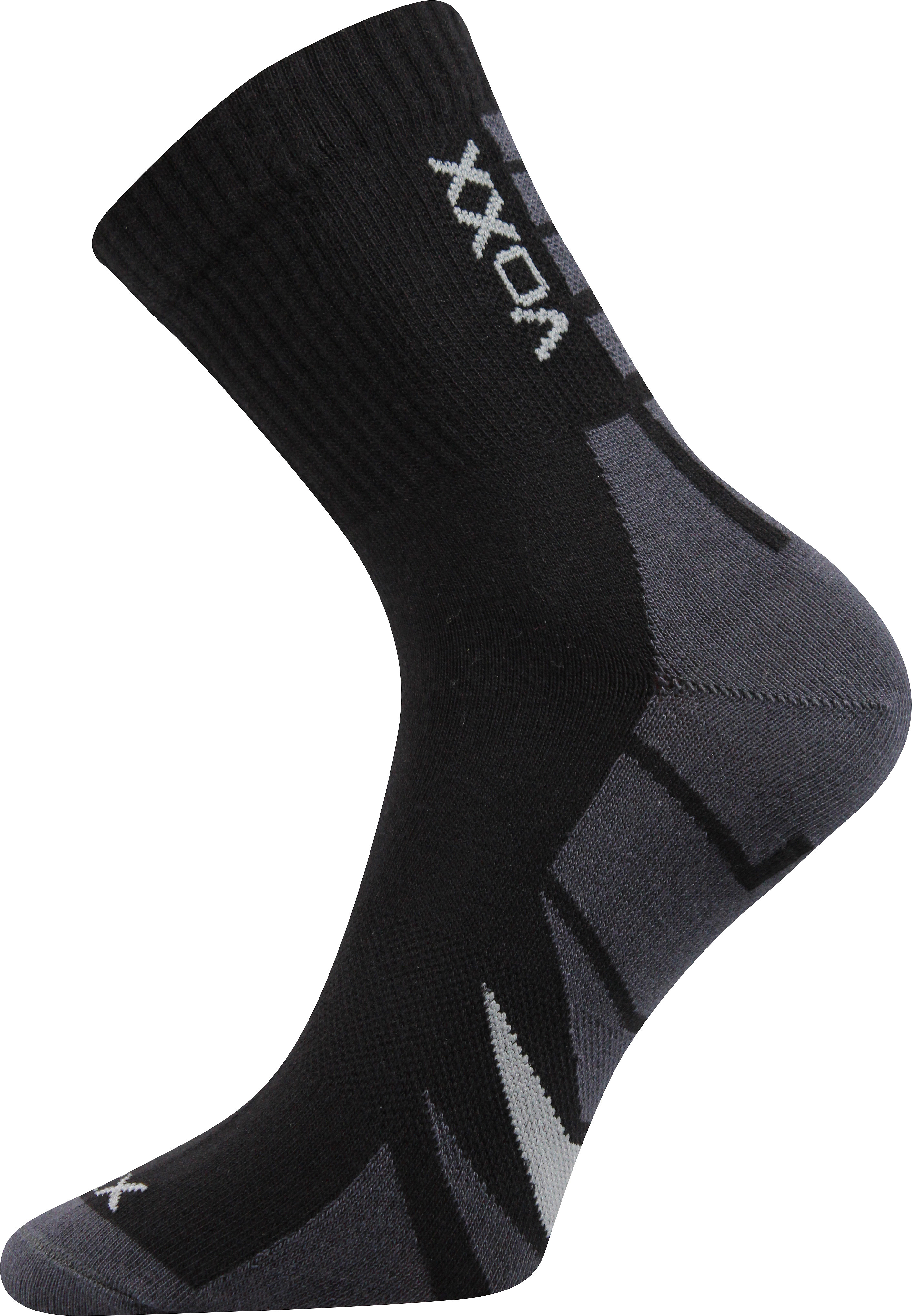 Ponožky sportovní Voxx Hermes - černé-šedé, 47-50