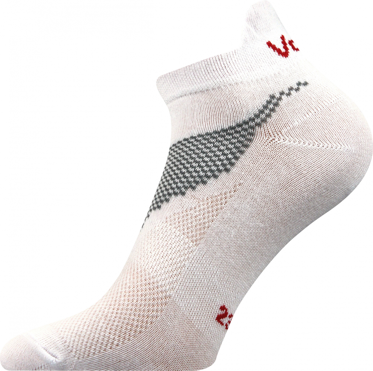 Ponožky sportovní nízké Voxx Iris - bílé, 47-50