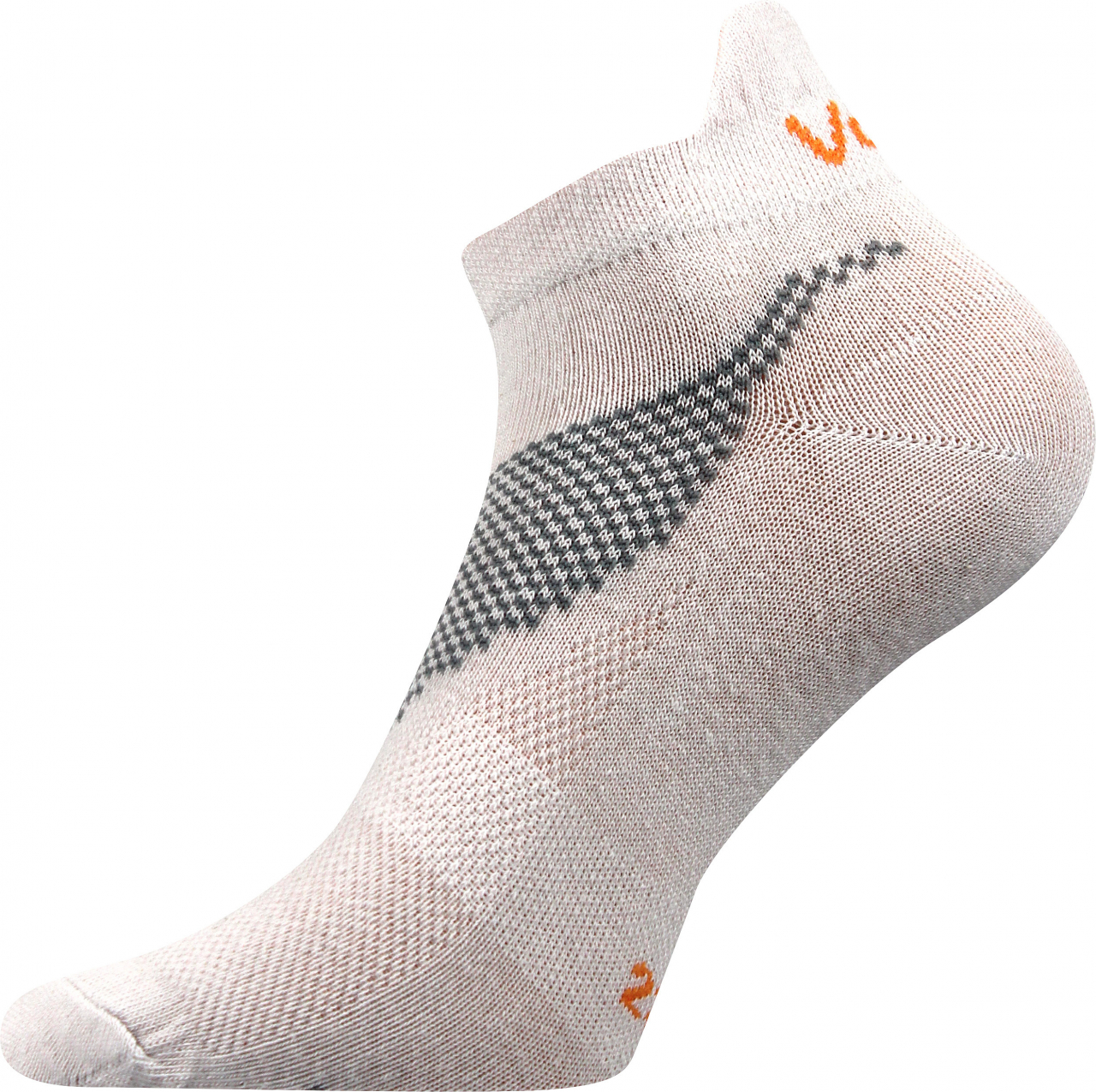 Ponožky sportovní nízké Voxx Iris - světle šedé, 47-50