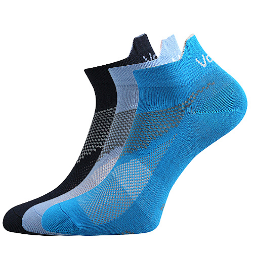 Ponožky dětské sportovní Voxx Iris 3 páry (3x modré), 30-34