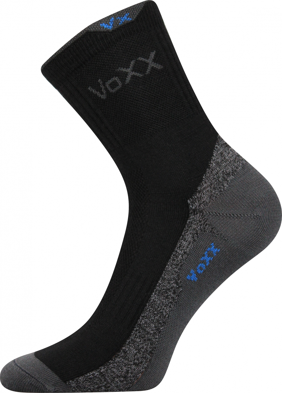Ponožky antibakteriální Voxx Mascott silproX - černé-šedé, 43-46