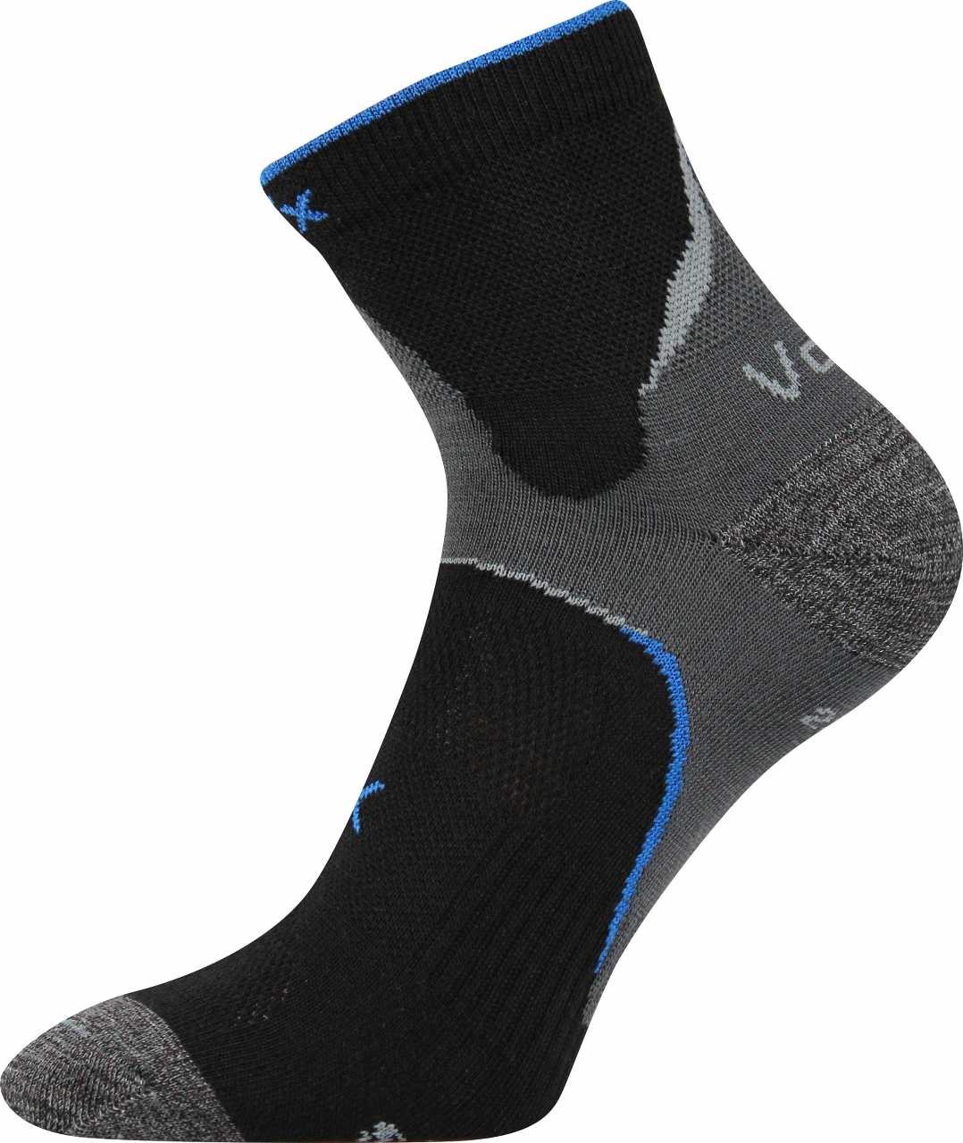 Ponožky antibakteriální Voxx Maxter silproX - černé-šedé, 43-46