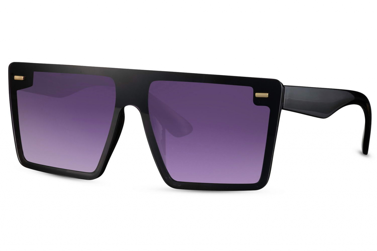 Sluneční brýle Solo Plate - černé-fialové