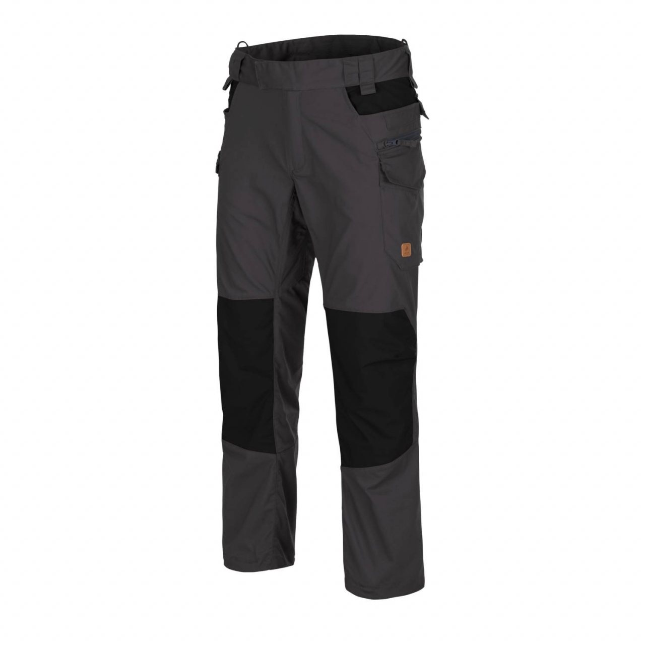 Kalhoty Helikon Pilgrim - šedé-černé, XL