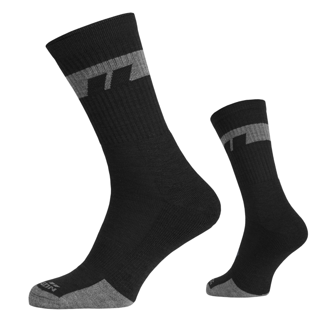 Ponožky Pentagon Alpine Merino Mid - černé, 39-41
