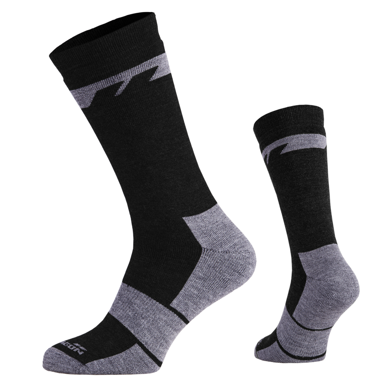 Ponožky Pentagon Alpine Merino Heavy - černé-šedé, 39-41