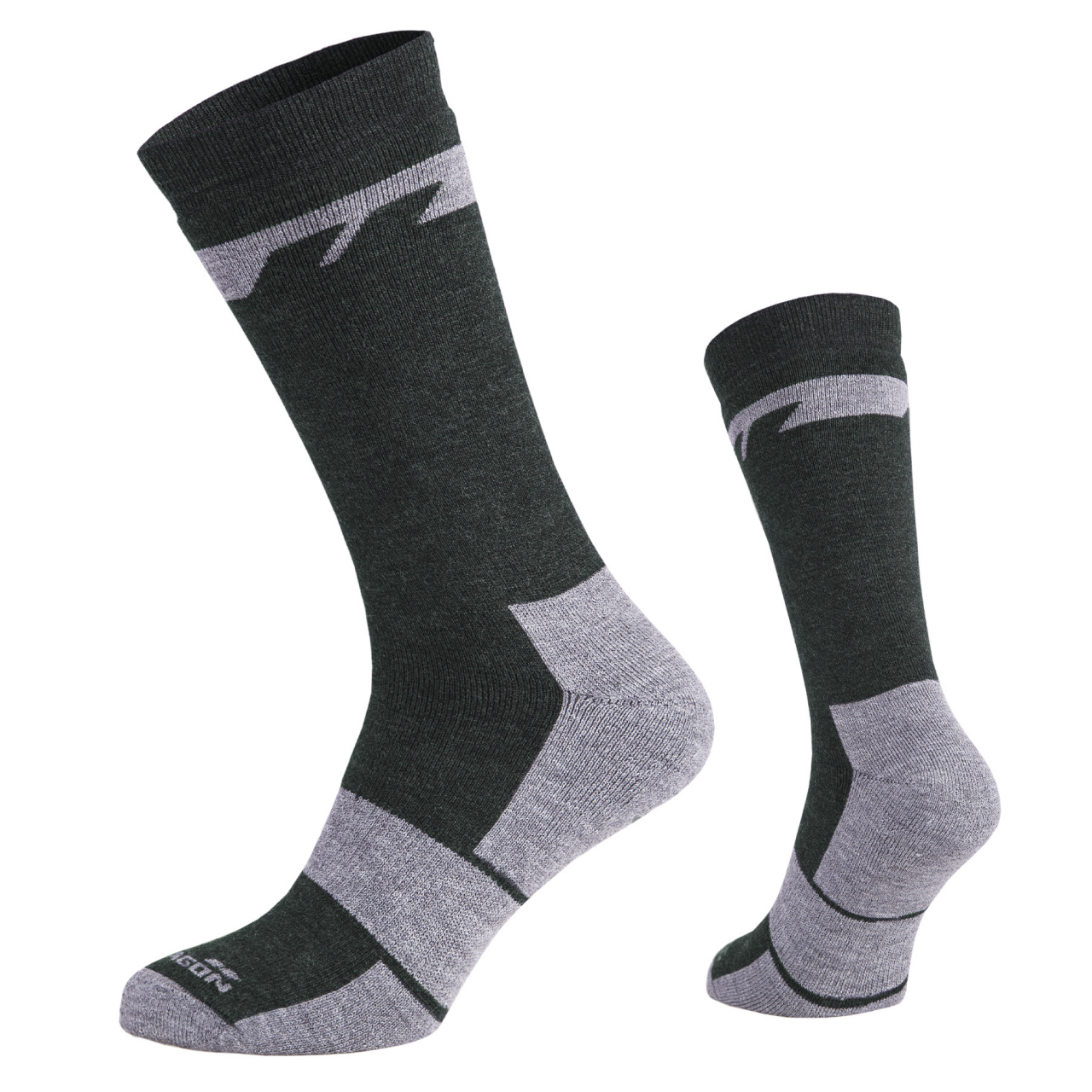 Ponožky Pentagon Alpine Merino Heavy - olivové-šedé, 39-41
