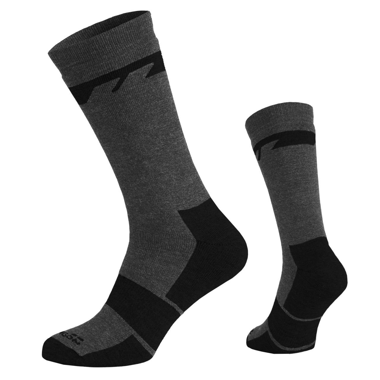 Ponožky Pentagon Alpine Merino Heavy - šedé-černé, 39-41