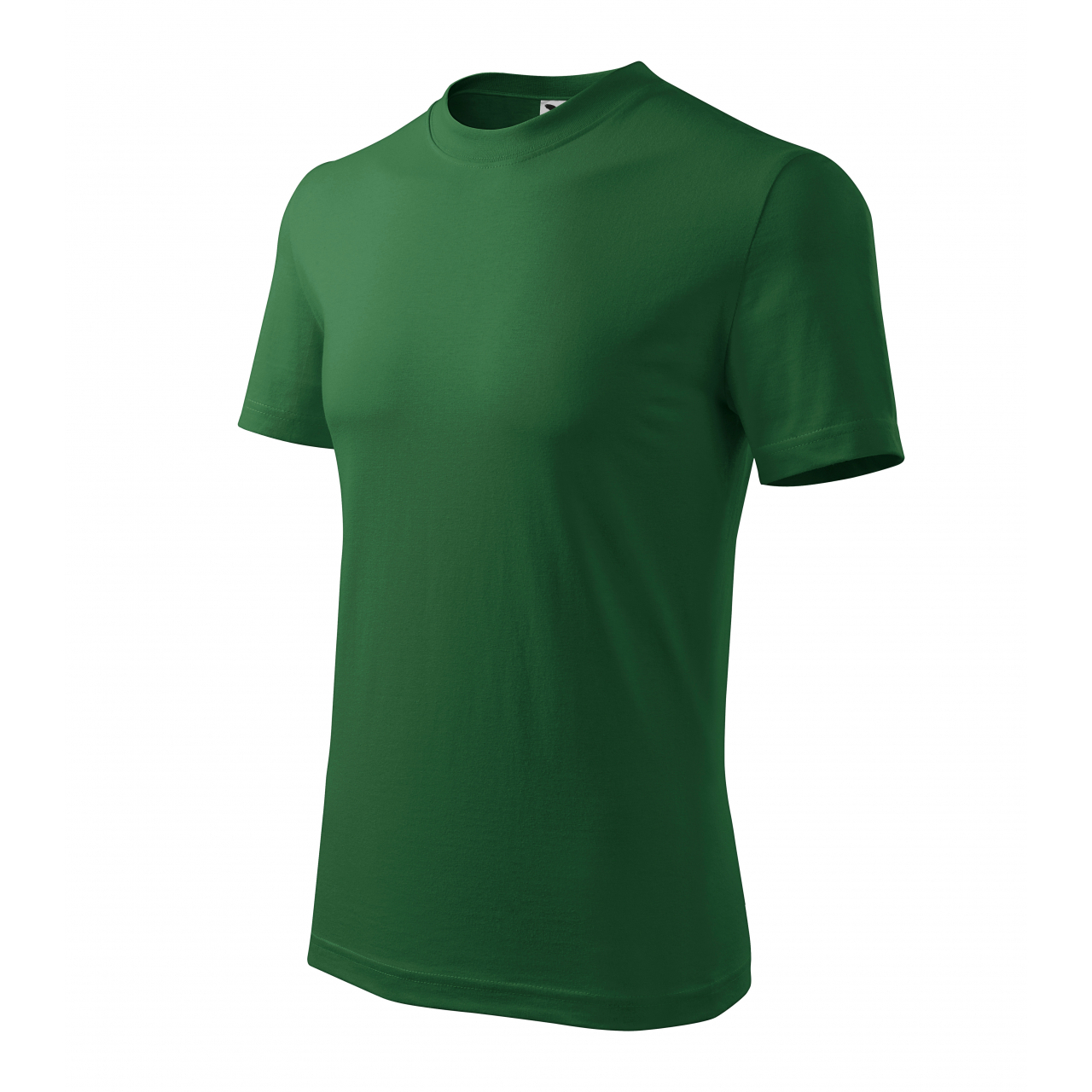 Tričko unisex Malfini Classic - tmavě zelené, XL