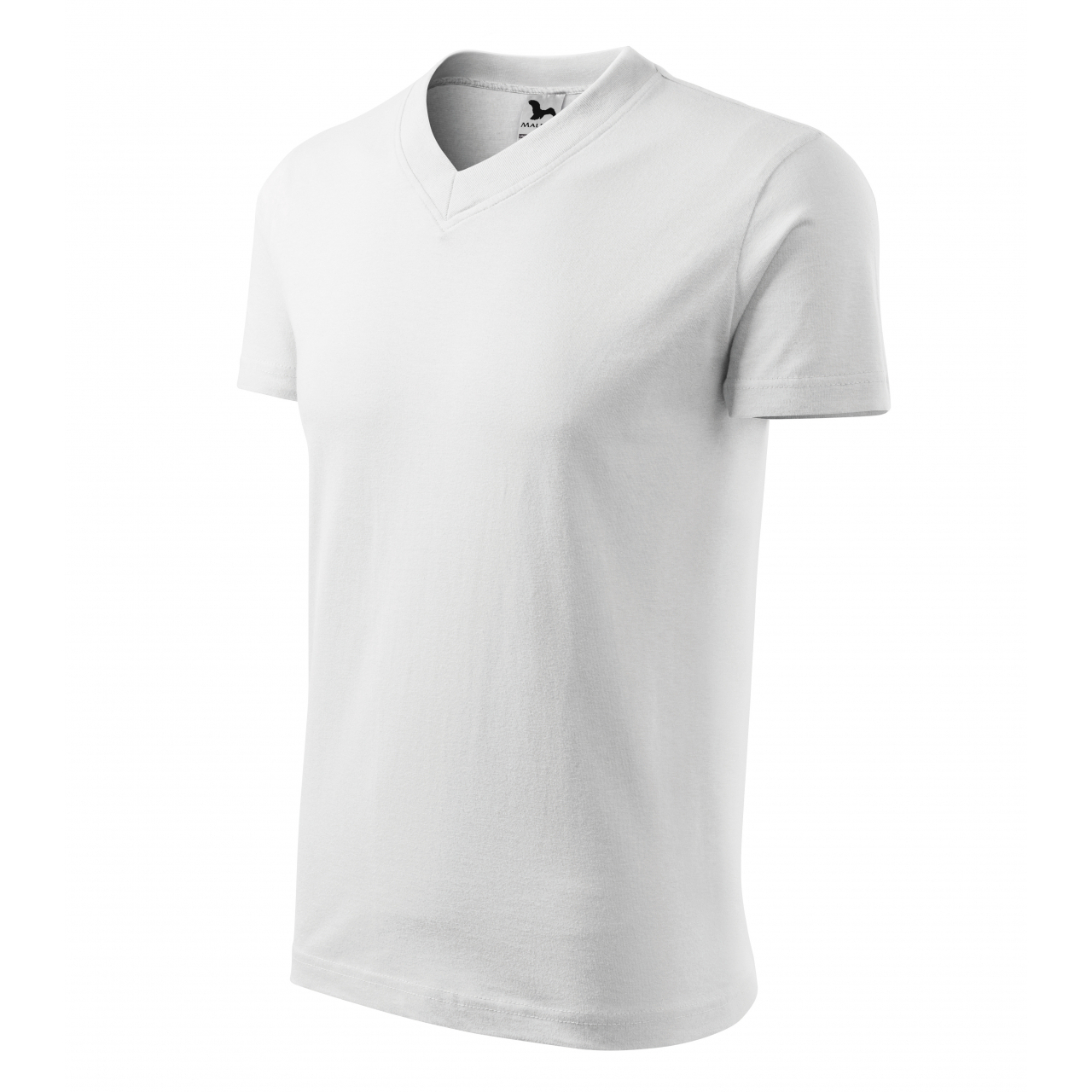 Tričko unisex Malfini V-Neck - bílé, XL