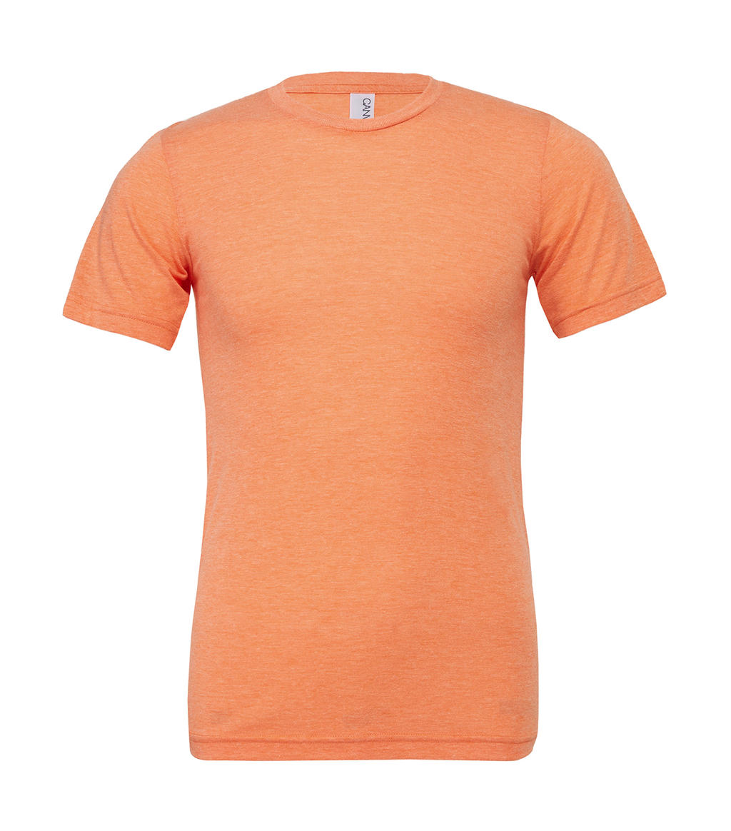 Tričko Bella Triblend Crew Men - světle oranžové, XL
