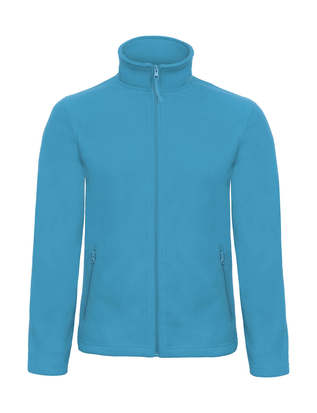 Mikina pánská B&C Micro Fleece - světle modrá, XL