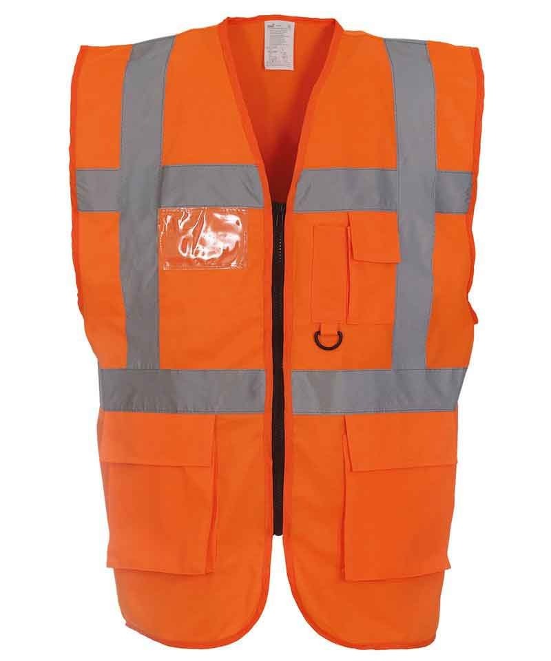 Výstražná vesta Exec - oranžová, XL