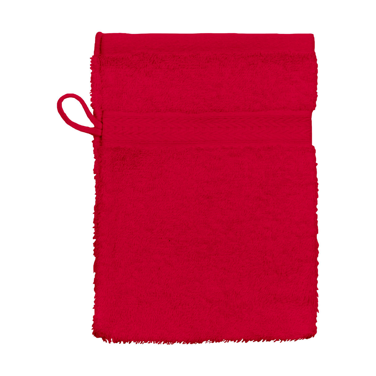 Mycí rukavice Jassz Rhine 16x22 cm - červené, 16x22