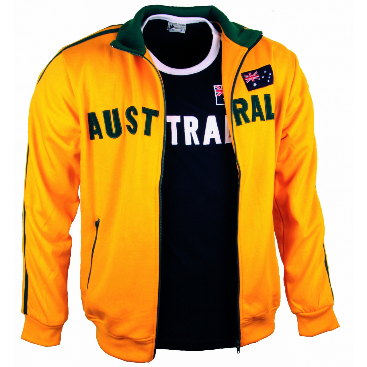 Mikina na zip Gooses Zip Jacket Australia - žlutá, S
