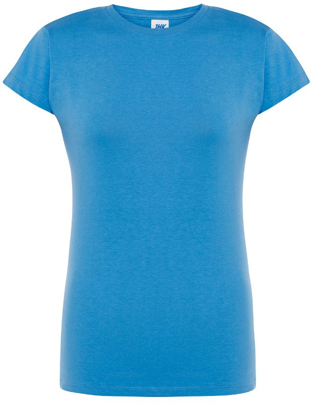 Dámské tričko JHK Regular Lady Comfort - světle tyrkysové, XL
