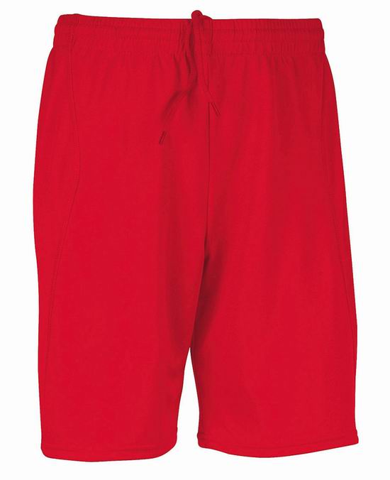 Pánské sportovní šortky ProAct Mode - červené, XXL