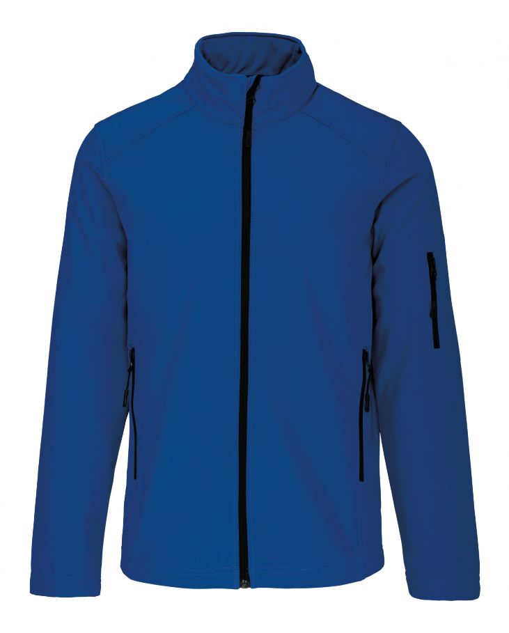 Pánská softshellová bunda Kariban - tmavě modrá, 4XL