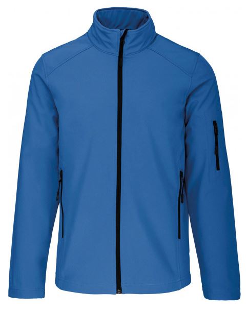 Pánská softshellová bunda Kariban - světle modrá, XL