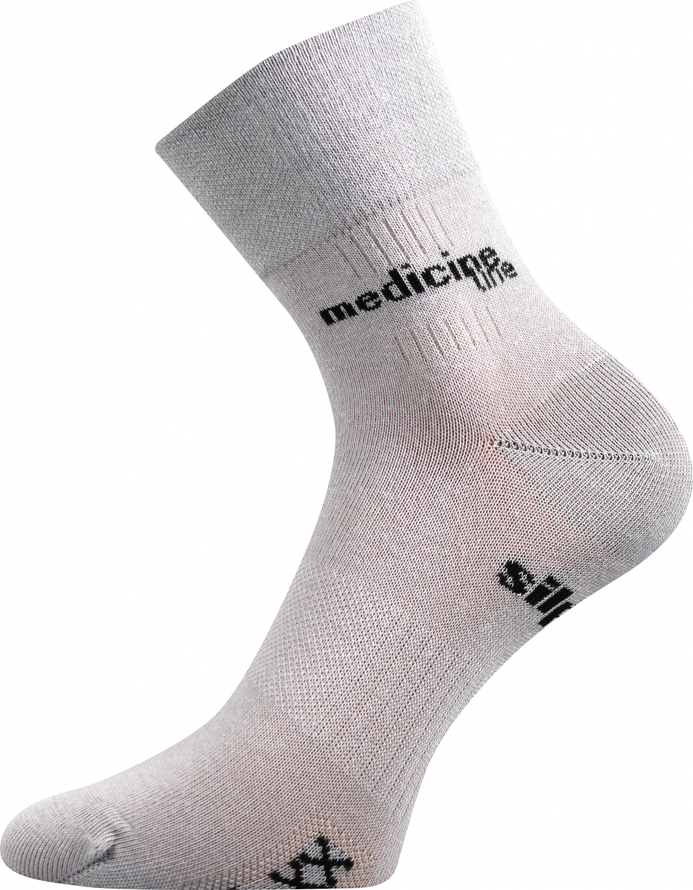 Ponožky zdravotní Mission Medicine - světle šedé, 47-50